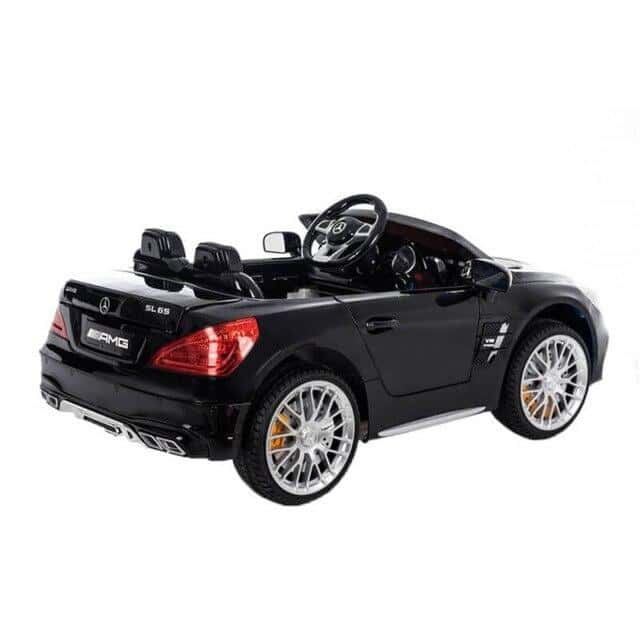 Akülü Arabalar Siyah Mercedes Sl65 Amg 2 Kişilik